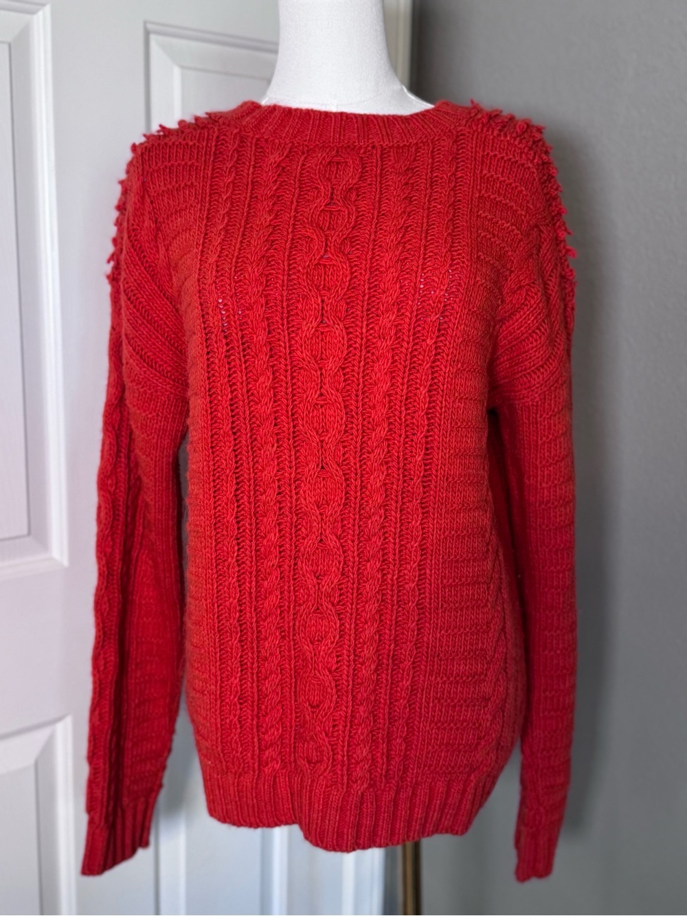 Banana Republic Cable-Knit Crewneck Sweater